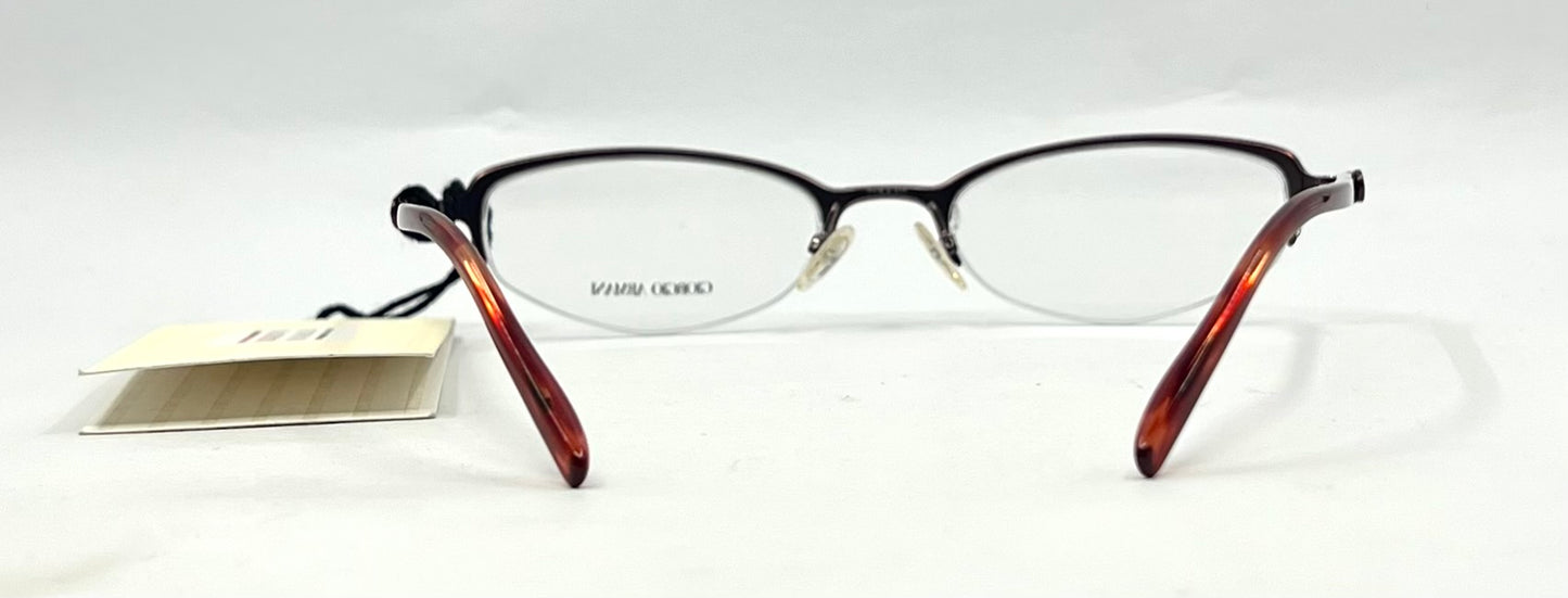 Giorgio Armani GA465 Vintage Semi-Rimless Optical Frame-Unworn-Italy