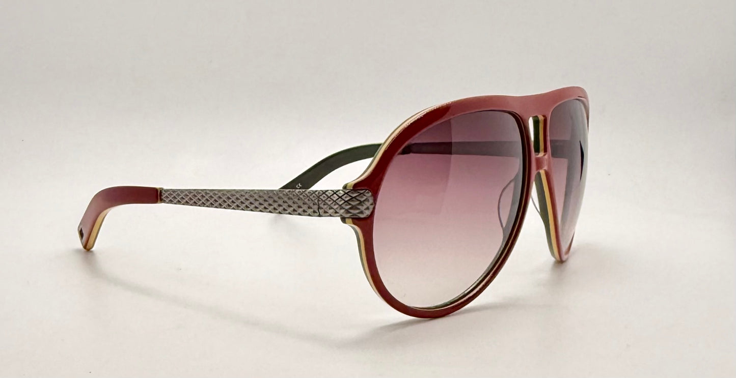 Mosley Tribes “HAYES”-MT6024-S 1144/13 Red Aviator Sunglasses– Full Kit-Discontinued