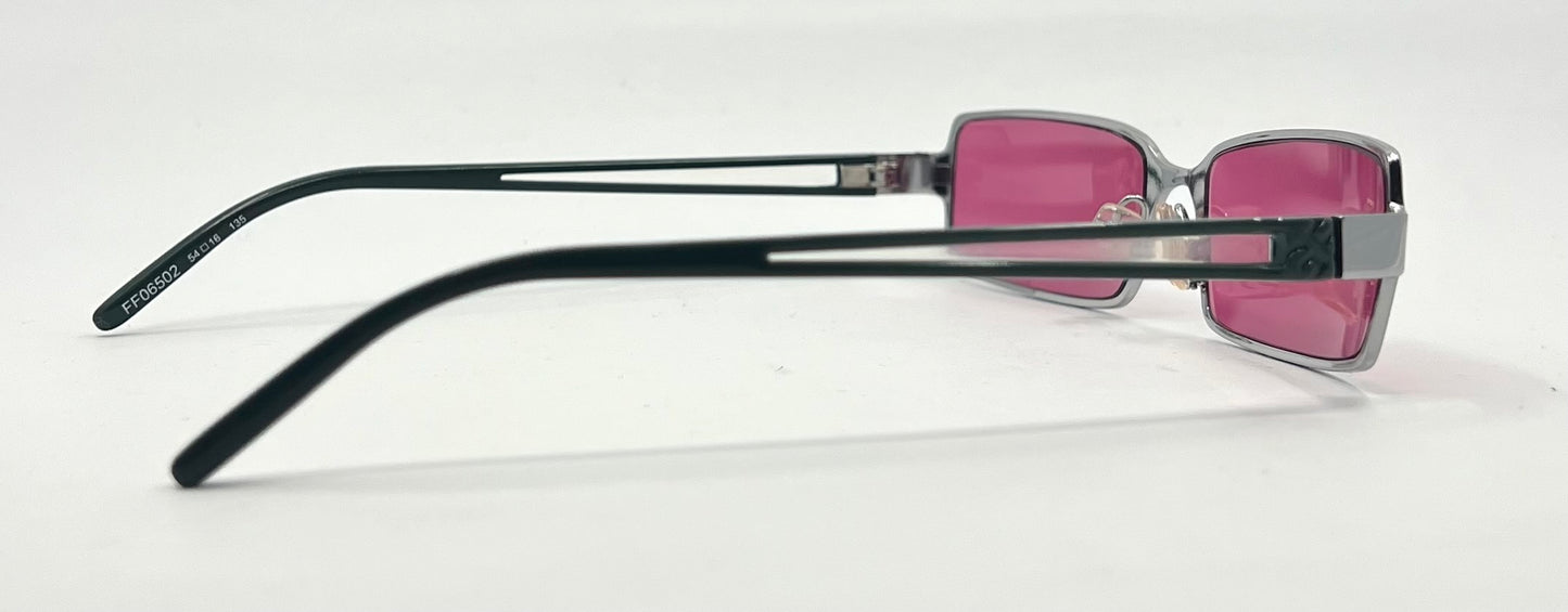 GF Ferre FF06502 Vintage Sunglasses – Unworn – New Pink Second Chance Customs Lenses