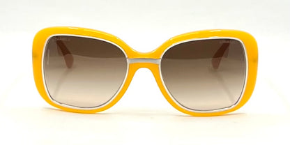Chanel 6044-T 1435/S5 Yellow Oversized Sunglasses-Unworn-Full Kit-55mm