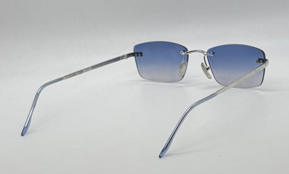 Christian Dior Tiger Rimless Vintage Sunglasses-New Gradient Custom Lenses-58mm-Unworn