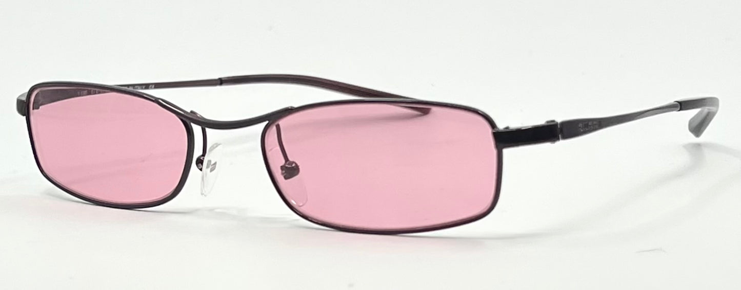 Gucci GG 2672 Y2K Vintage Sunglasses-Unworn w/New Pink Custom Lenses