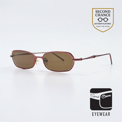 Valentino 5327 OJV2 Y2K Vintage Sunglasses-New Solid Brown Custom Lenses