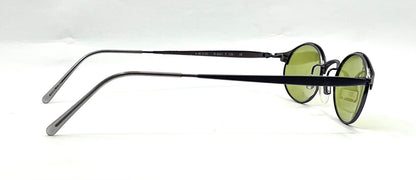Rodenstock R4241-Y2K Vintage Oval Sunglasses-New Custom Bottle Green Tinted Lenses