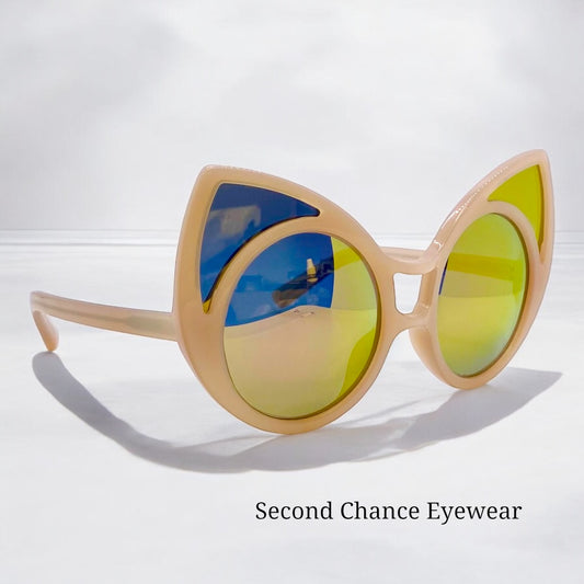 Linda Farrow Gallery x Khaleda Rajab & Fahad Almarzquq KR/1/10 Cat-Eye Sunglasses – CAT 3 Lenses, Made in Japan