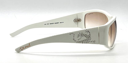 Diesel DS0046/S VINTAGE Y2K White Crystal Sunglasses-Unworn/NOS Made in Italy 64mm