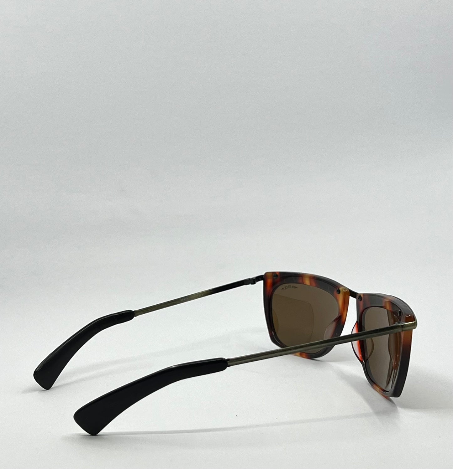 Patrol 9 Vintage Tortoise Sunglasses by Metalflex-Deadstock/Unworn-Italy