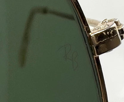 Ray-Ban Aviator Classic RB3025 Gold G-15 58mm Deadstock Unworn Full Kit