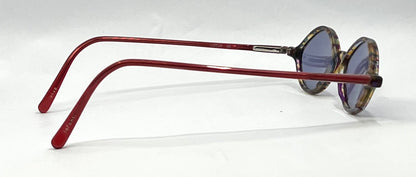 Jean Lafont Paris Lotus 48 Unworn Vintage Sunglasses-New Soft Blue Custom Lens
