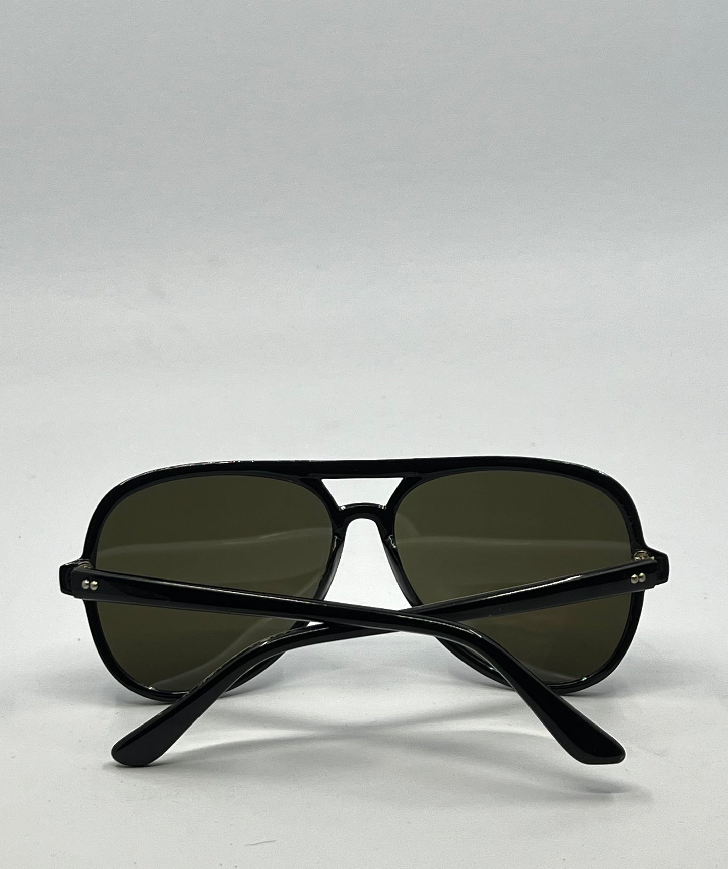 Vintage Japanese Aviator Sunglasses – AMB. JAPAN – Deadstock – Blue Mirror Tint
