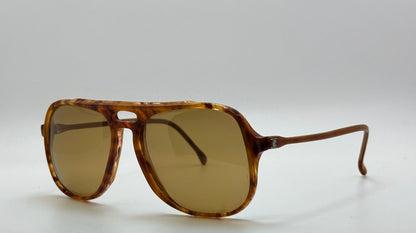 Deadstock Vintage Emilio Pucci 281 085 Tortoise Aviator Sunglasses-Rare 1970s Italian Design