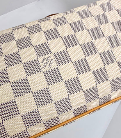 Louis Vuitton Saleya PM Damier Azur Tote Bag Gold Hardware