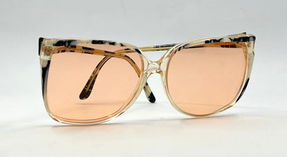 Valottica Italia 3560 VINTAGE Sunglasses-New Solid Peach Custom Lenses-Italy
