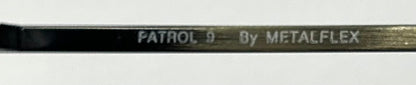 Patrol 9 Vintage Tortoise Sunglasses by Metalflex-Deadstock/Unworn-Italy