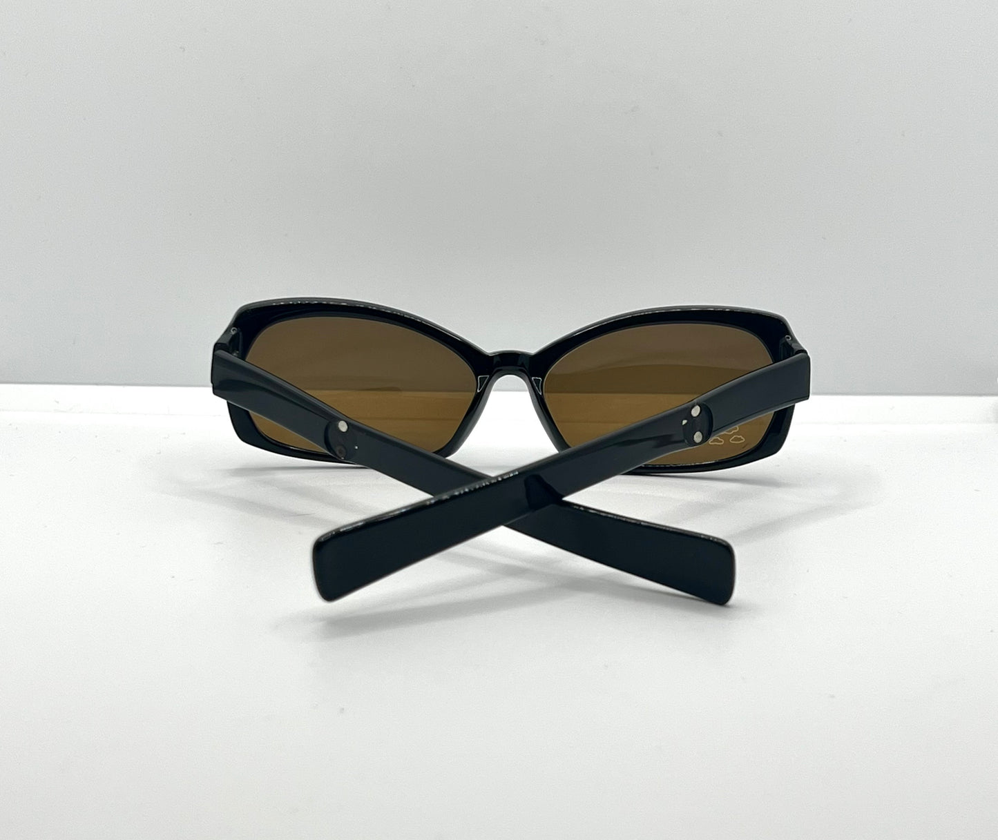 Paul Frank 002 Bronco blk Y2K Deadstock Sunglasses – Etched Cloud Lenses – Rare
