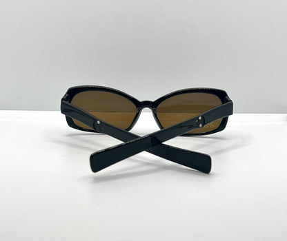 Paul Frank 002 Bronco blk Y2K Deadstock Sunglasses – Etched Cloud Lenses – Rare