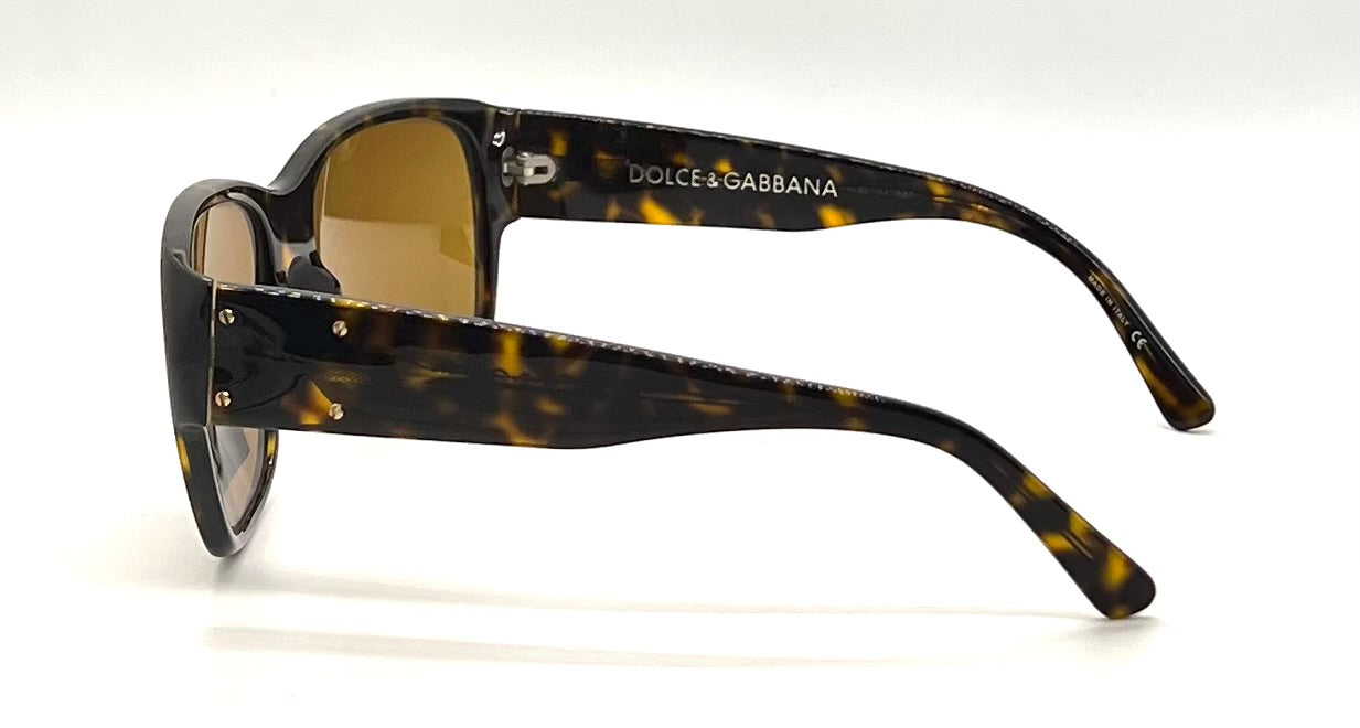 Dolce & Gabbana DG4025 502/33 Vintage-Y2K Tortoise Sunglasses-Unworn