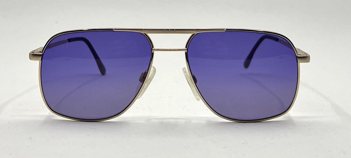 Rodenstock R 2728 D Aviator Sunglasses-New Solid Purple Custom Lenses-Unworn