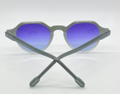 ODETTE LUNETTES STUART 4029 w/New Gradient Violet Customs Lenses-France-New / Unworn