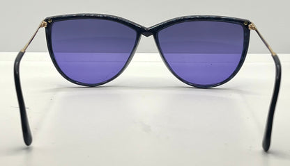 Silhouette M 1703 SPX Cat Eye Vintage Sunglasses w/New Solid Purple Custom Lenses-58mm-Austria