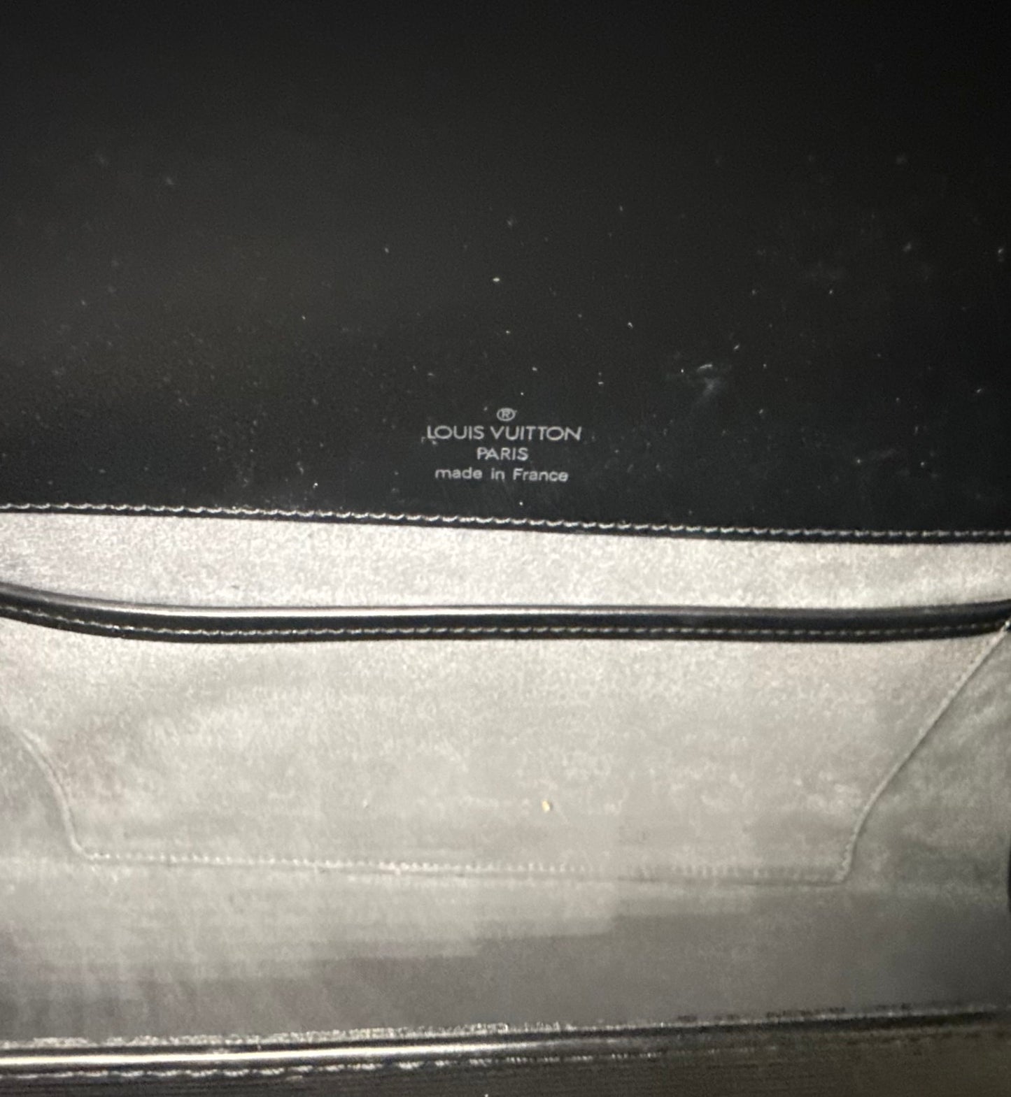 Louis Vuitton VINTAGE Epi Leather Black Camera Shoulder Bag France