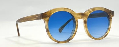 Wildfox “Harper” Panto Sunglasses with Blue Gradient Lenses-Unworn