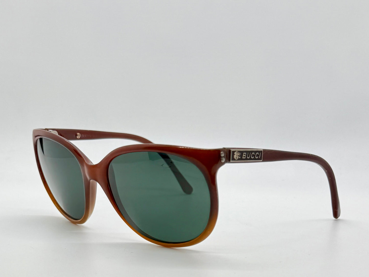 BUCCI 2001/116 Vintage French Sunglasses with Original Glass Lenses