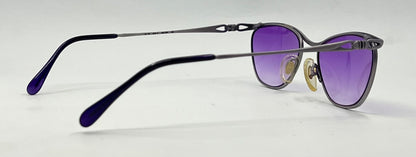Les Copains LC 110 Y2K Vintage Sunglasses w/New Purple Custom Lenses-Unworn