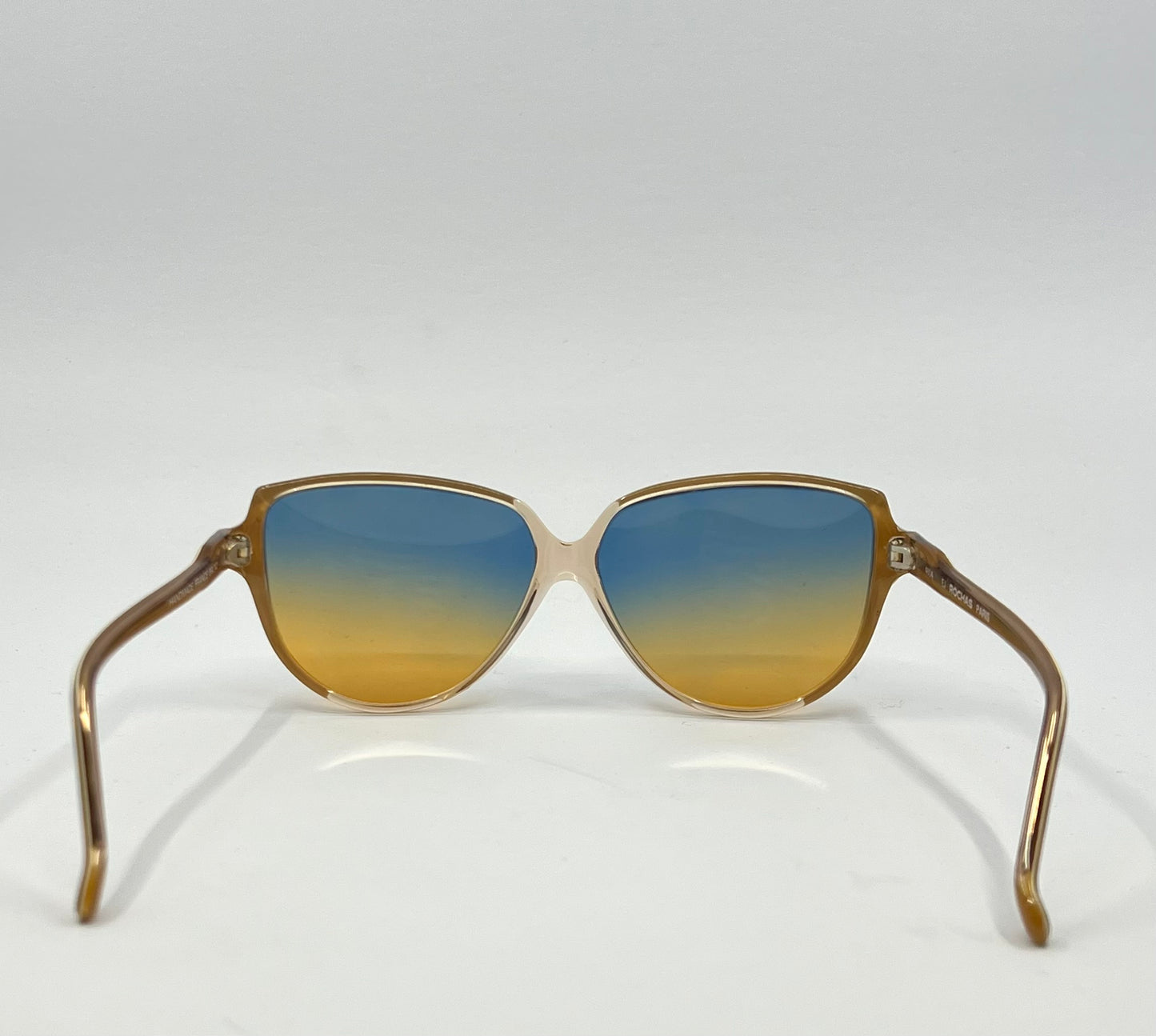 Rochas Paris 4604 Vintage Sunglasses w/New Gradient Tint Custom Lenses-Handmade in France-Unworn
