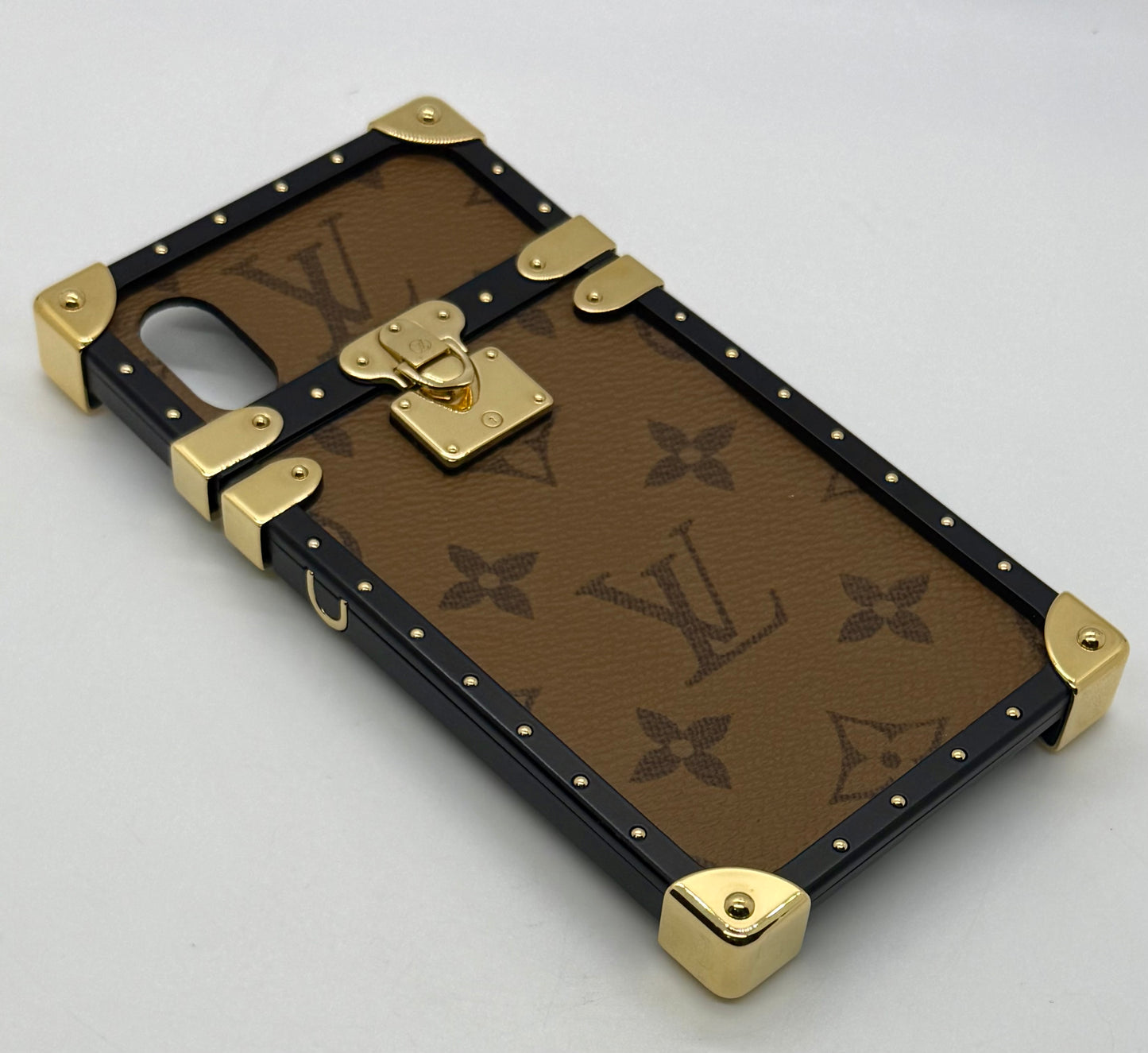Louis Vuitton Monogram Trunk iPhone Case Classic Canvas Authentic
