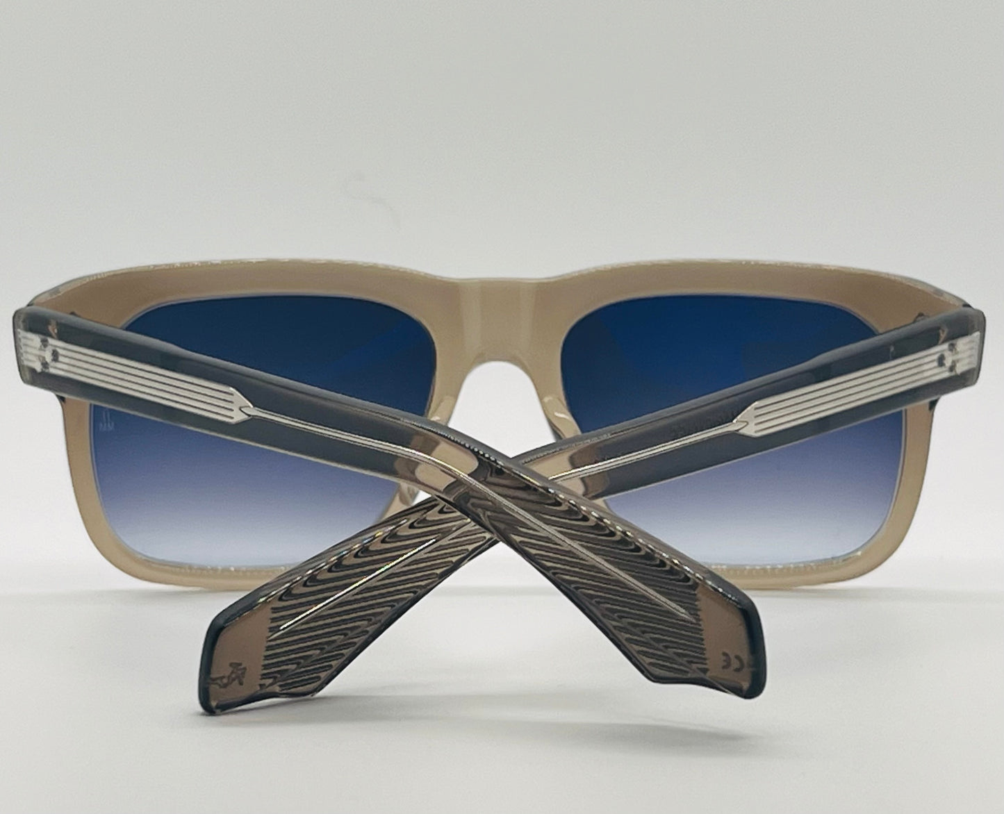 Jacques Marie Mage YVES in TAUPE with Gradient Denim Lenses-Full Set-LTD Batch Release Of 450 Pieces