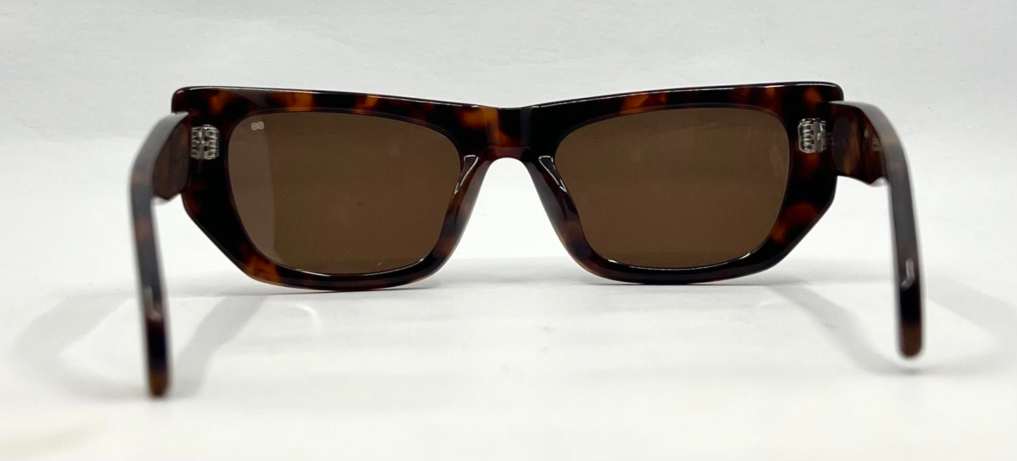 BENJAMIN “B. Ray”-Polarized Tortoise Sunglasses-Unworn-Japan