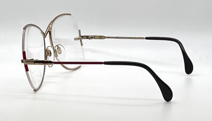 Vintage CAZAL 221 COL 309 West Germany NOS Rimless Optical 59-17 Unworn