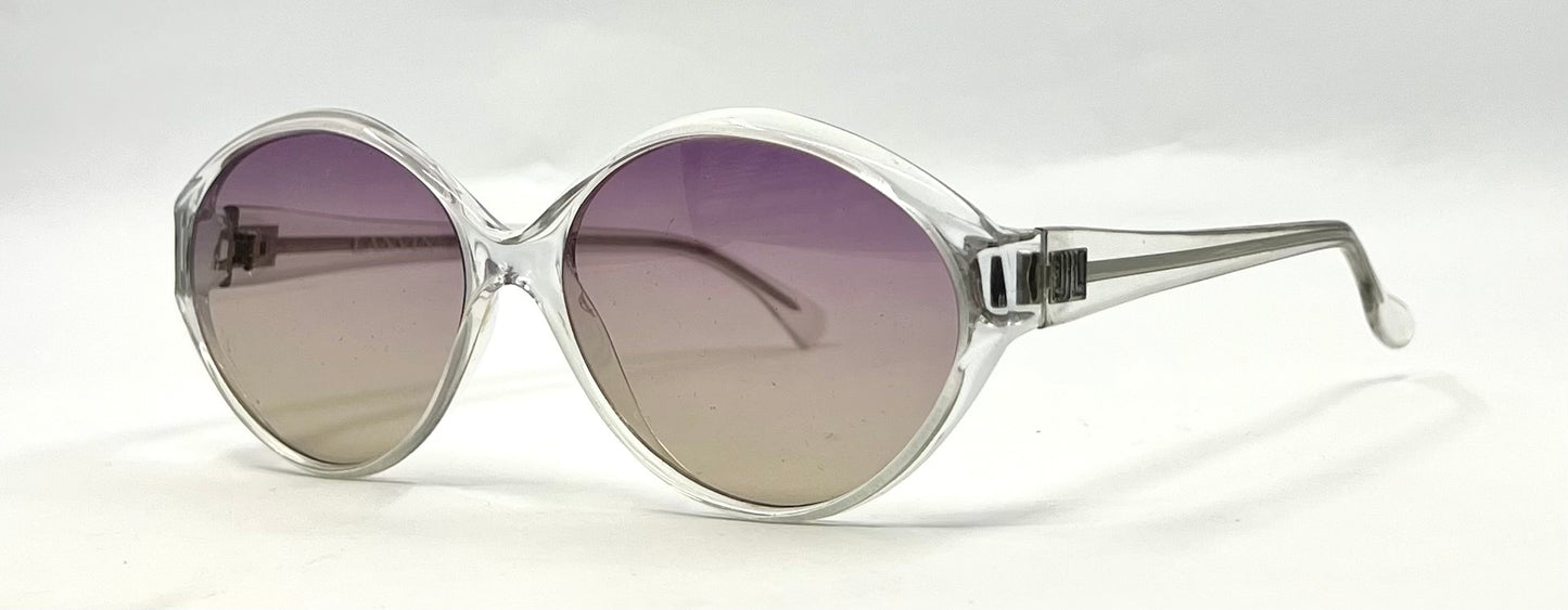 Lanvin France OLB 40 Vintage Sunglasses-New Gradient Tinted Custom Lenses-55mm