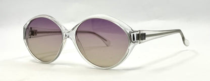Lanvin France OLB 40 Vintage Sunglasses-New Gradient Tinted Custom Lenses-55mm