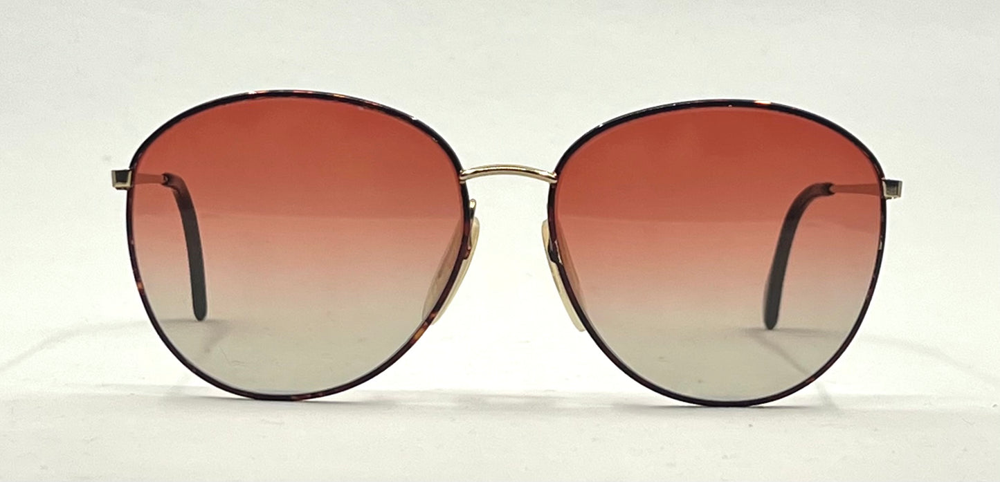 ZEISS 6595 4402 Vintage Sunglasses| New Gradient Tinted Custom Lenses-Germany