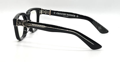 Chrome Hearts Vagillionaire II BK Black Optical Eyeglasses-Unworn-Full Kit-Japan