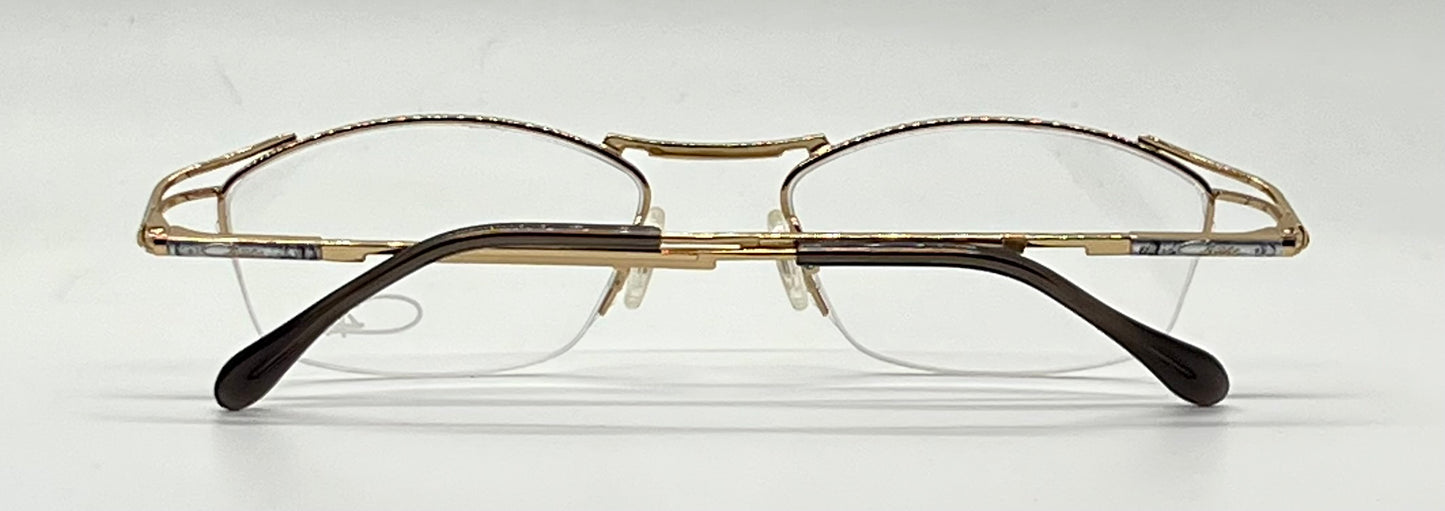 CAZAL 409 Col. 820 Vintage Eyeglasses-Made in Germany-Unworn/Deadstock-51mm