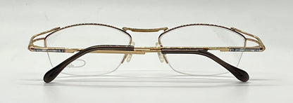 CAZAL 409 Col. 820 Vintage Eyeglasses-Made in Germany-Unworn/Deadstock-51mm