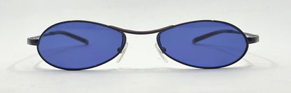 GUCCI GG 2578 625-Y2K Vintage Oval Sunglasses-New Solid BlueCustom Lenses