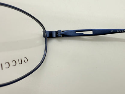 GUCCI GG1636 6XG-Blue Oval Optical Frames VINTAGE-Unworn-50mm