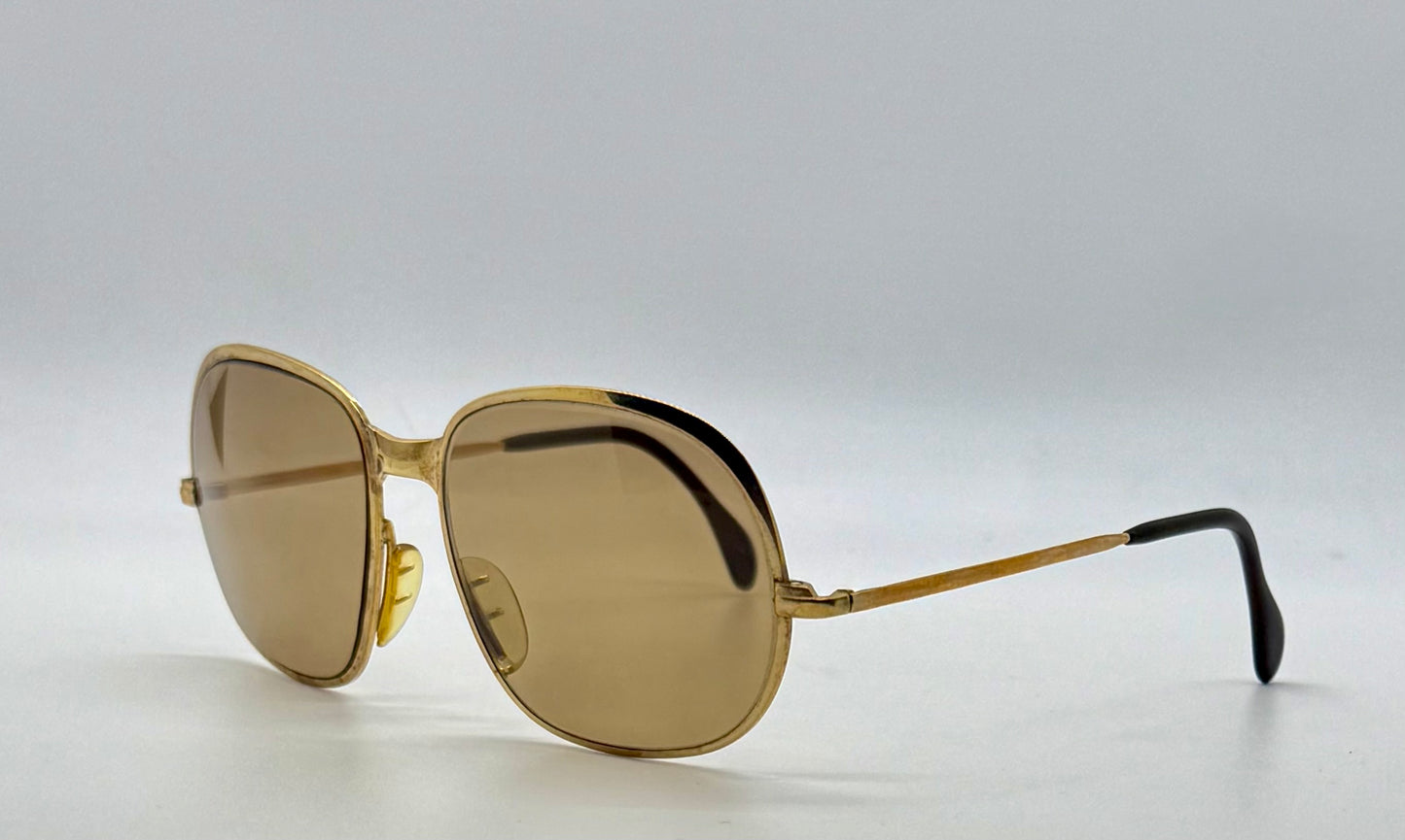 Marwitz-Vintage Deadstock Gold Metal 1960’s Sunglasses-130