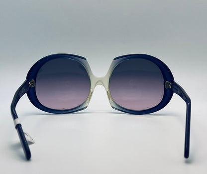 Vintage Emilio Pucci Sunglasses - Unworn New Old Stock (NOS) - Gradient Blue & Clear Frames