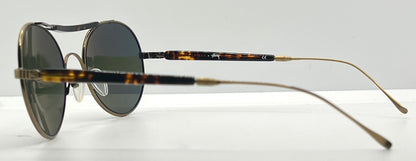 Mosley Tribes x Stüssy MT2034S 503952 Sunglasses-Gold Tortoise 53-21mm-Full Kit