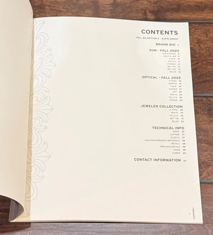 Chrome Hearts Eyewear Lookbook Vol 22 Edition 2 Fall 2022 – Authentic Mint Archive