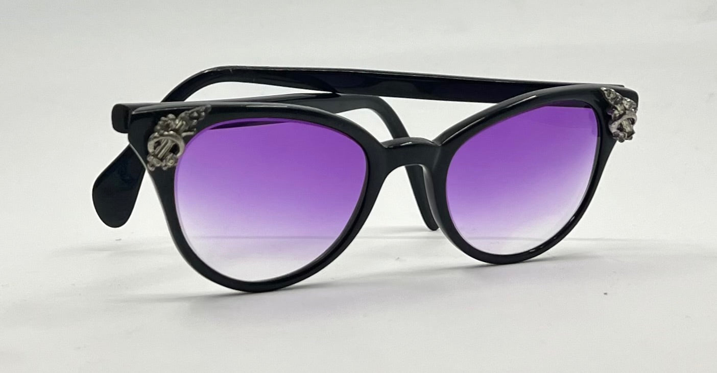 American Optical Vintage Cat-Eye Sunglasses 5 1/2 – Purple Gradient Customs