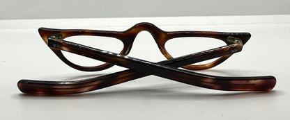 Vintage Cat Eye Eyeglasses Tortoiseshell Acetate – Refurbished USA 6½