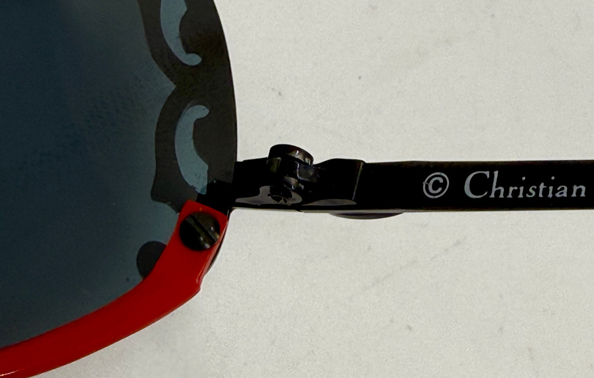 Christian Dior 2501 93 VINTAGE Shield Sunglasses Unworn Made in Austria 1980s