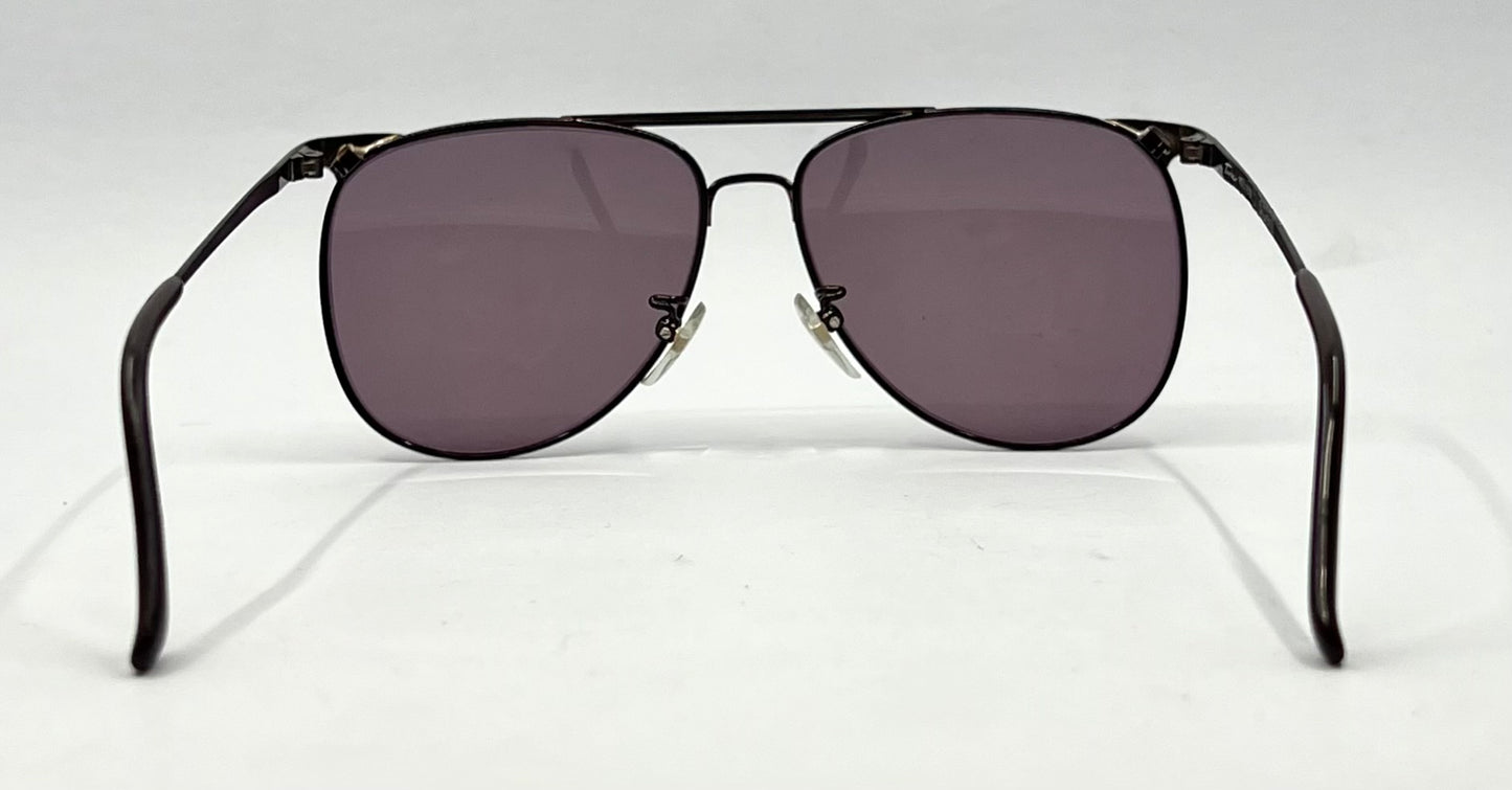 Tura MOD 278 Vintage Bronze Metal Sunglasses-New Rose Smoke Custom Lenses