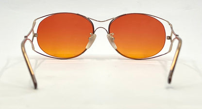 Swank Optical Prelude C4S-VINTAGE 80s Sunglasses-New Sunset Gradient Custom Lenses
